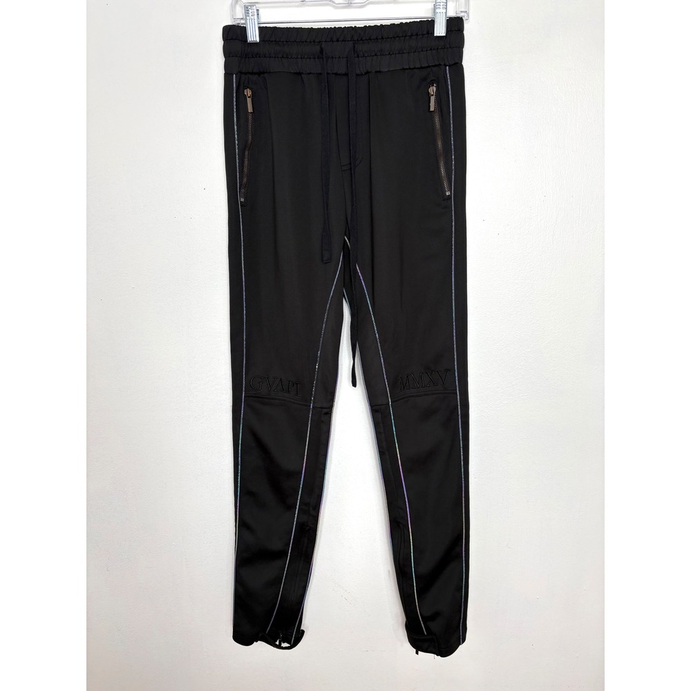 GVAPI MMXV Track Pants Mens 32 Black Activewear Futuristic Techwear Joggers